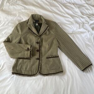 Norton McNaughton Vintage Green/Cream Blazer Size 10
